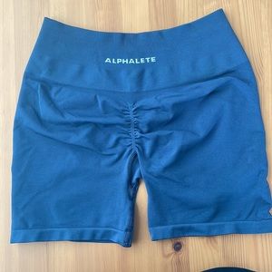 Alphalete Amplify 4.5 Shorts - Whale Blue